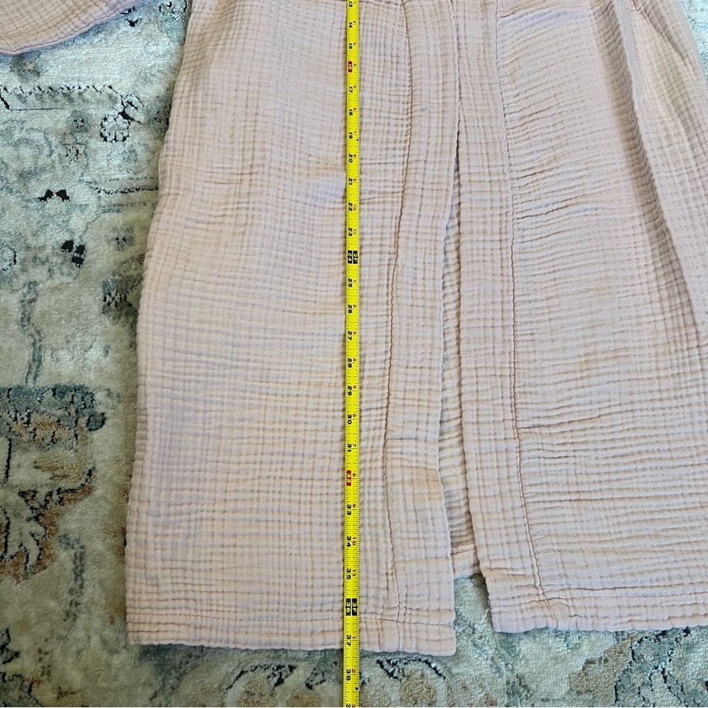 Parachute Home Pink Cloud Cotton Bathroom/Sleep Robe - Picture 8 of 11